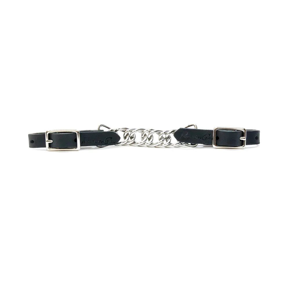 Curb Chain SS Twisted 1/2 Black