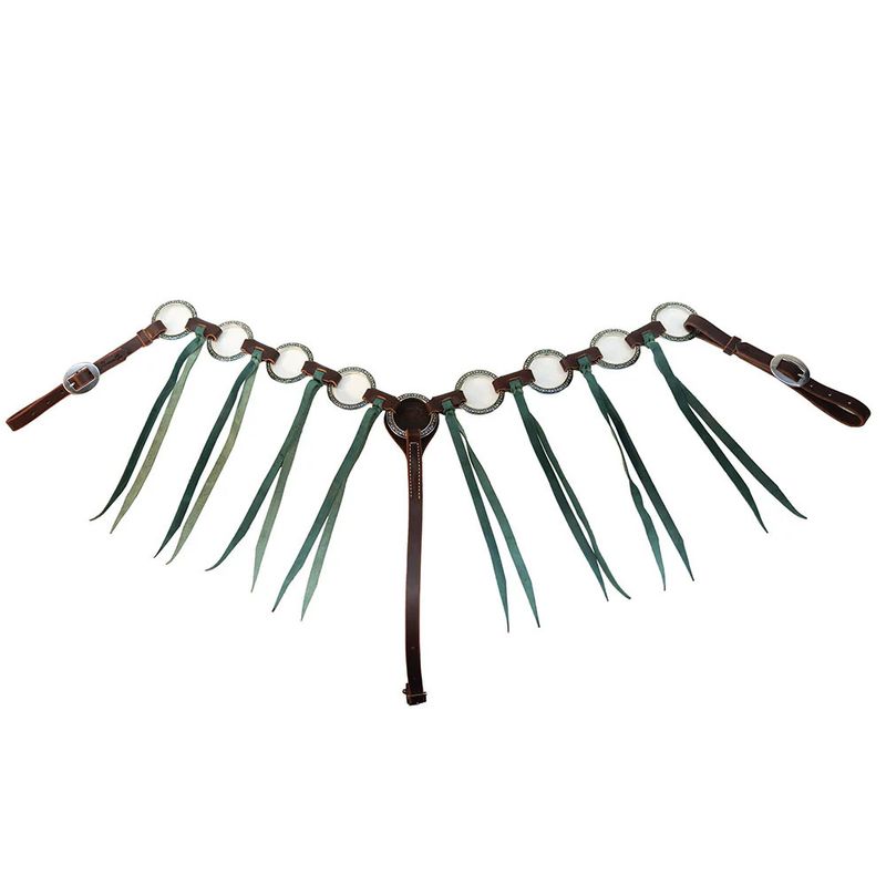 Ring Tassle Breast Collar Emerald