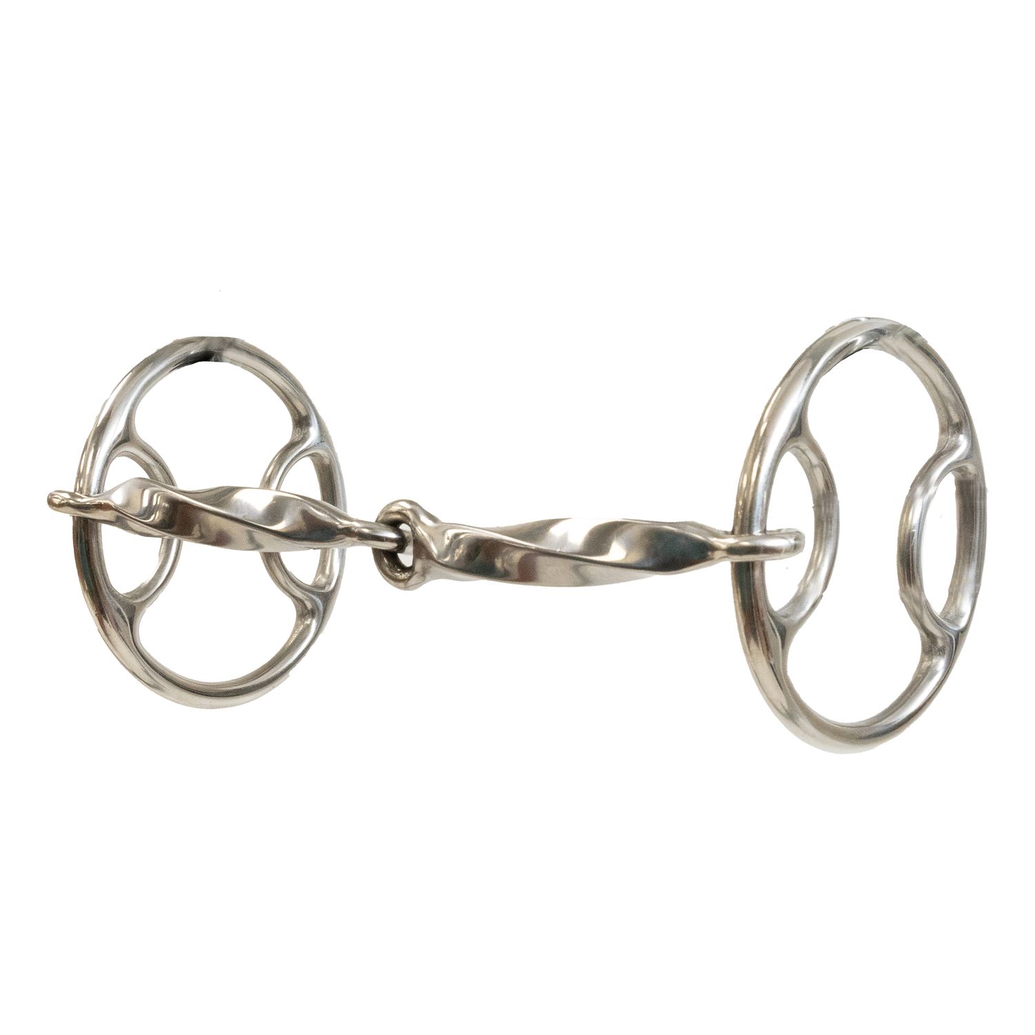 Fixed O Ring Slow Twist Snaffle