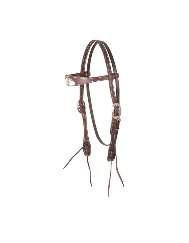 Card Suite Chocolate Skirting Browband Headstall