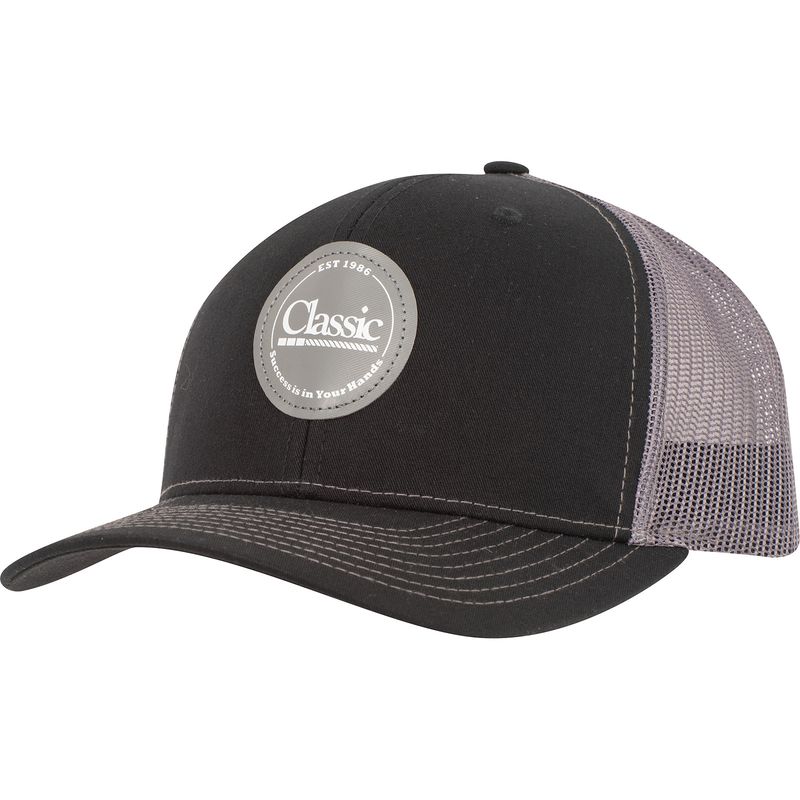 Trucker Snapback Cap Black/Charcoal