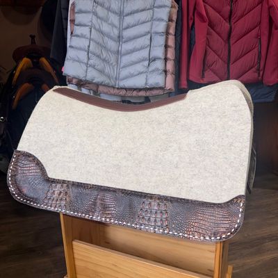 1" Thick Western Contoured Natural Barrel Pad-Wide 32x28