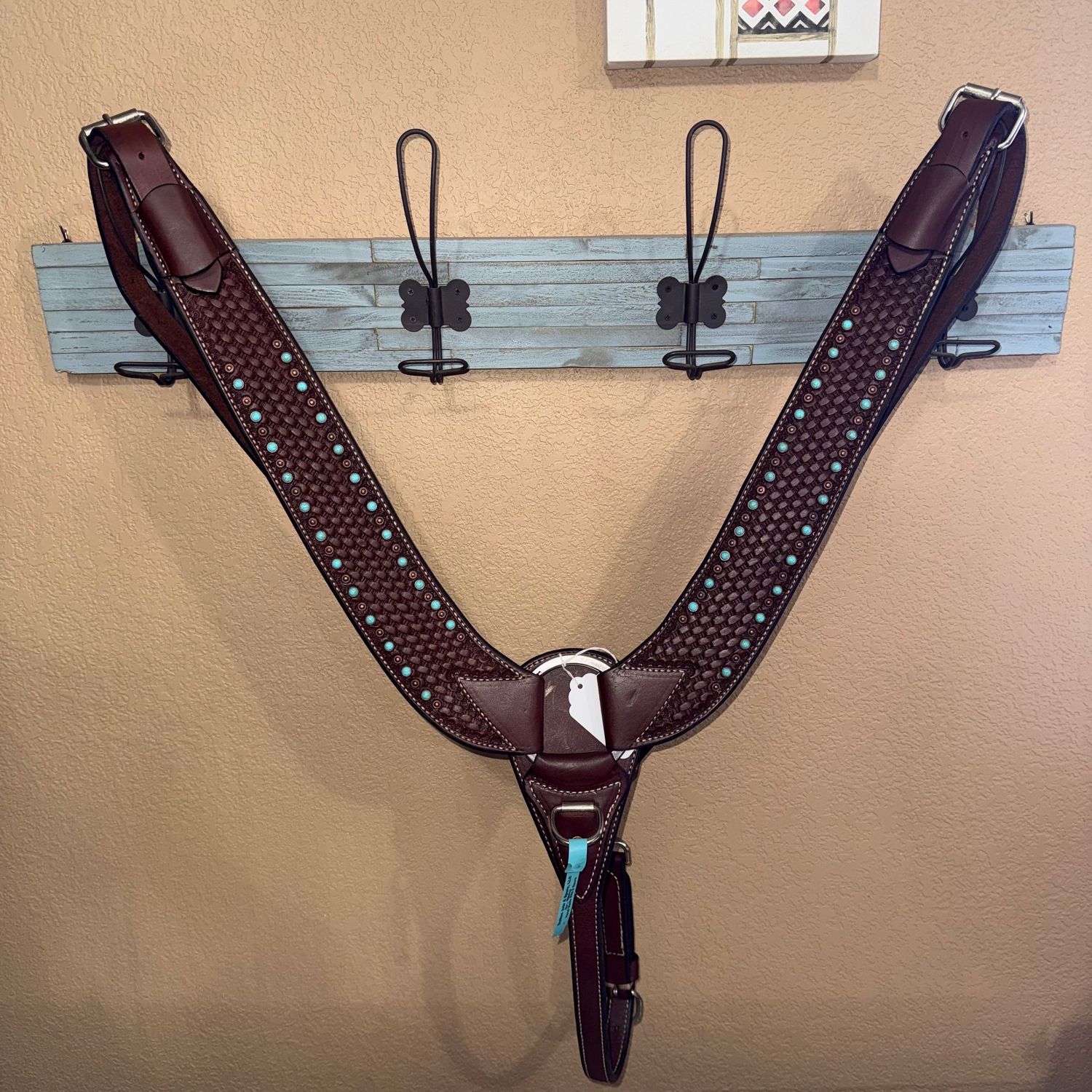 Pulling Breast Collar Basket Stamp Dotted