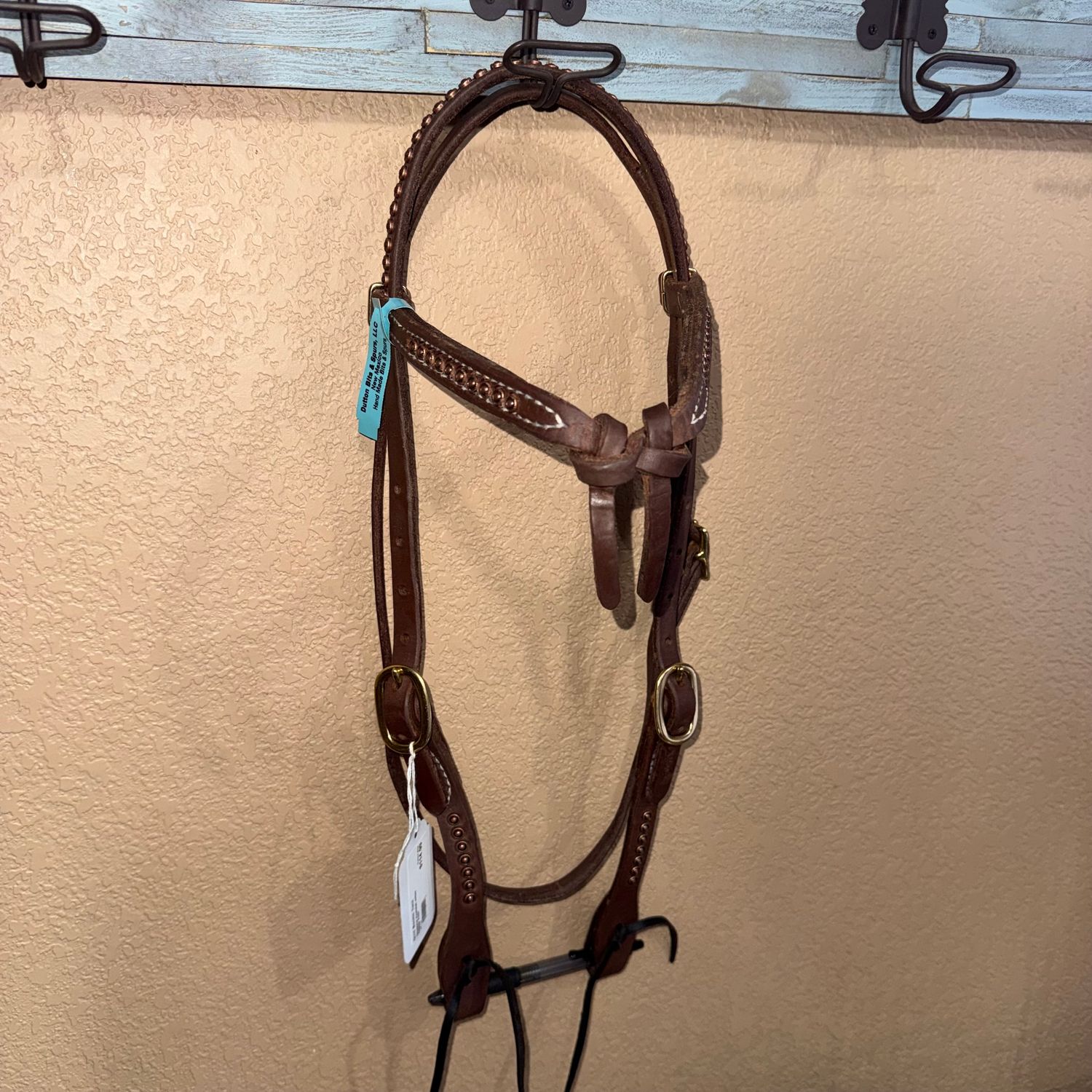 Crossover Headstall w/ties Copper Rope