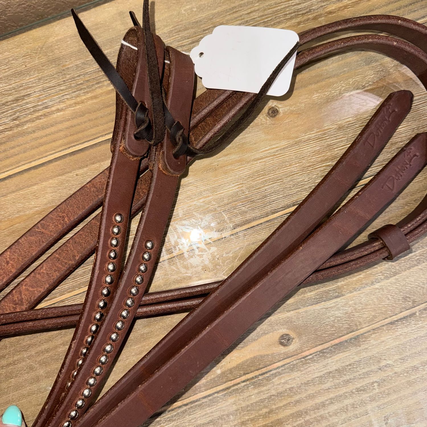 3/4" Split Rein w/Water Loops 8' DP Silver