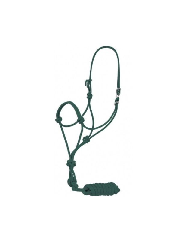 Easy On Rope Halter Hunter Green Sm/Cob