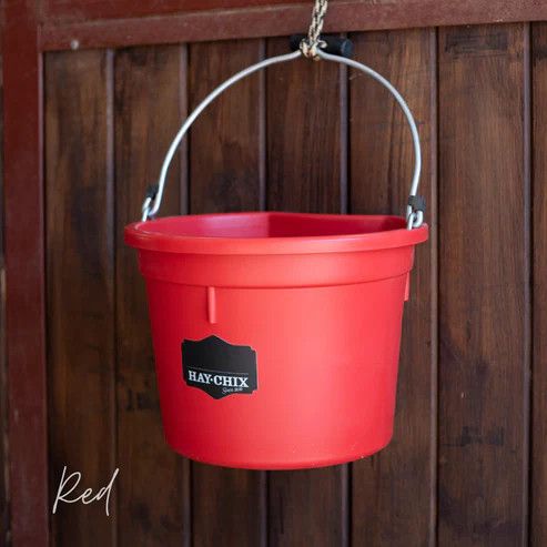 Hay Chix Favorite Bucket, Color: Red
