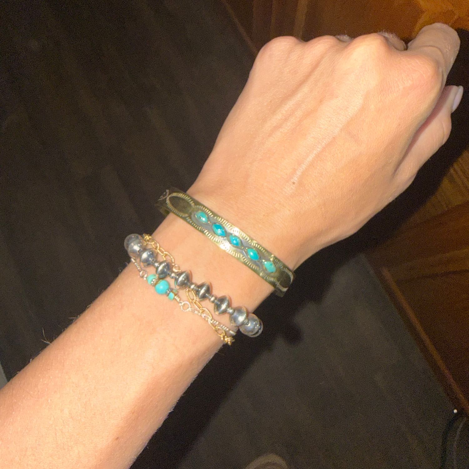 Brass TQ Matte Cuff