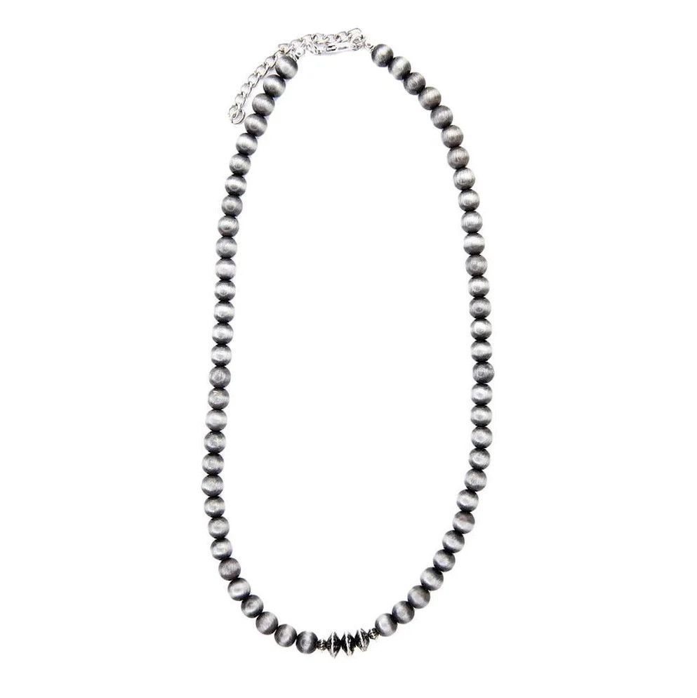 16" Faux Navajo Pearl Necklace