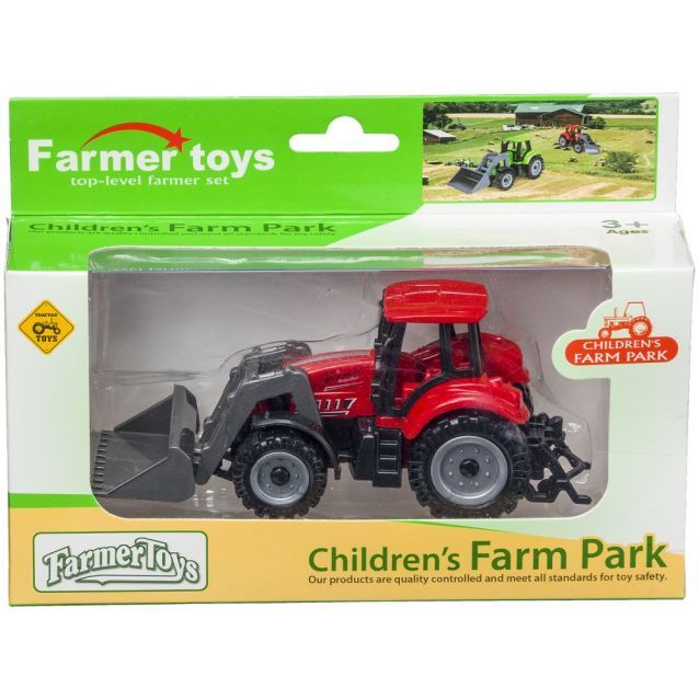 Free Wheel Tractor, Color: Red