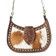 Handtooled Bag Hairon Brown