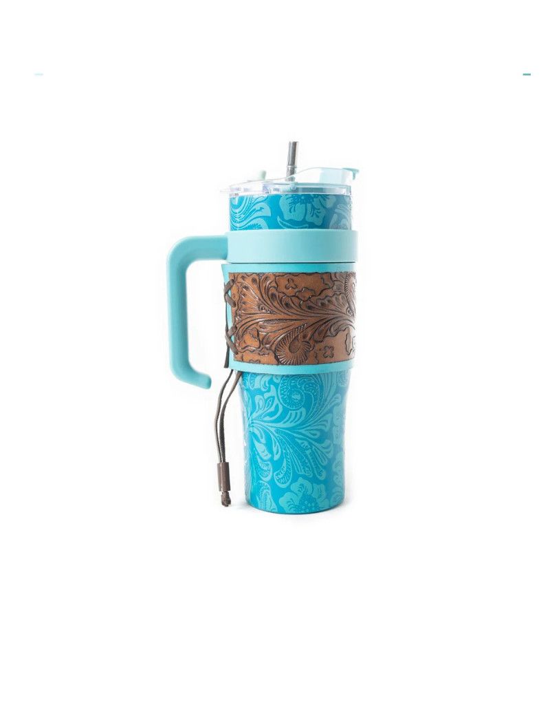 Wide Wyoming Tumbler in Blue