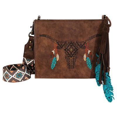 Small Crossbody Brown/SW Skull