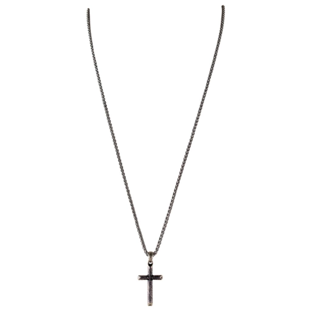 Mens Necklace Damascus Cross