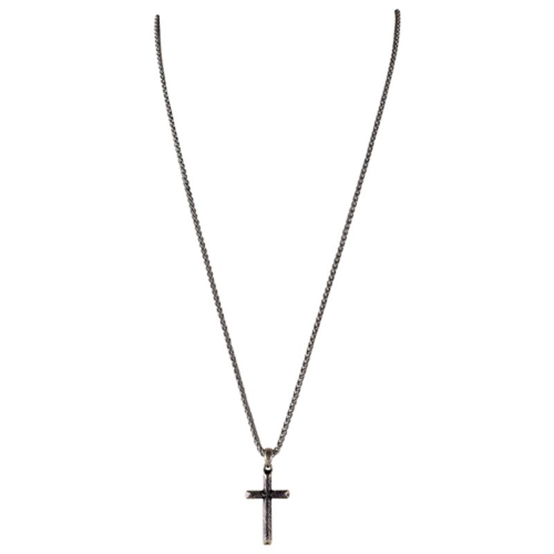 Mens Necklace Damascus Cross