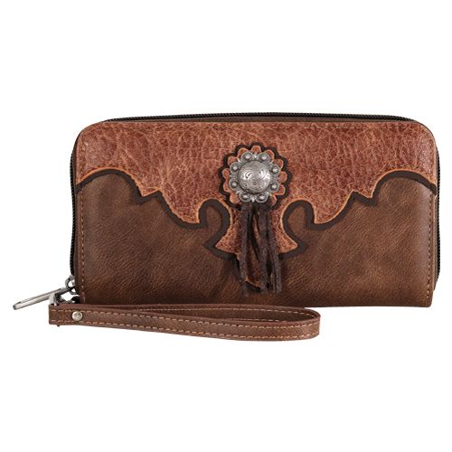 Wallet w/Tan Yoke Concho