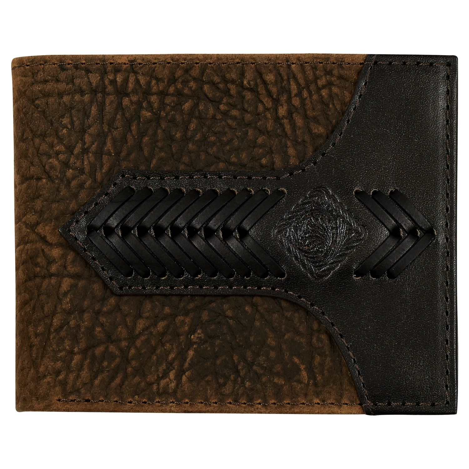 Large Bifold Wallet Oiled Stitched Yoke
