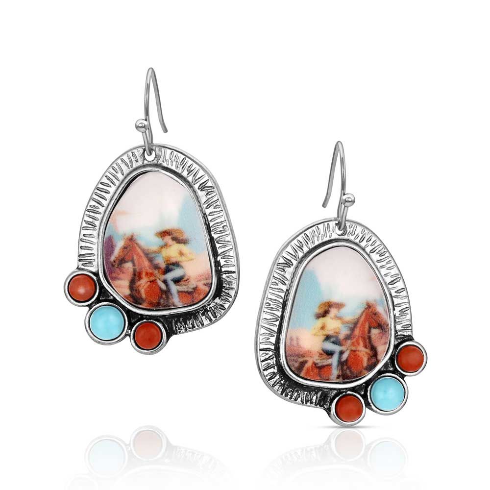 Vintage Cowgirl Earrings