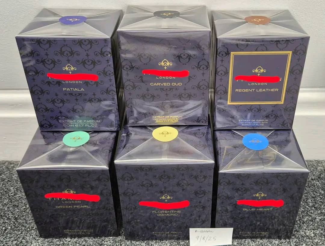 Mixed pallets perfumes