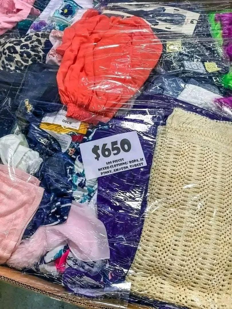 Brand New Mixed Women’s Clothes Pallet (500 pieces per pallet)
