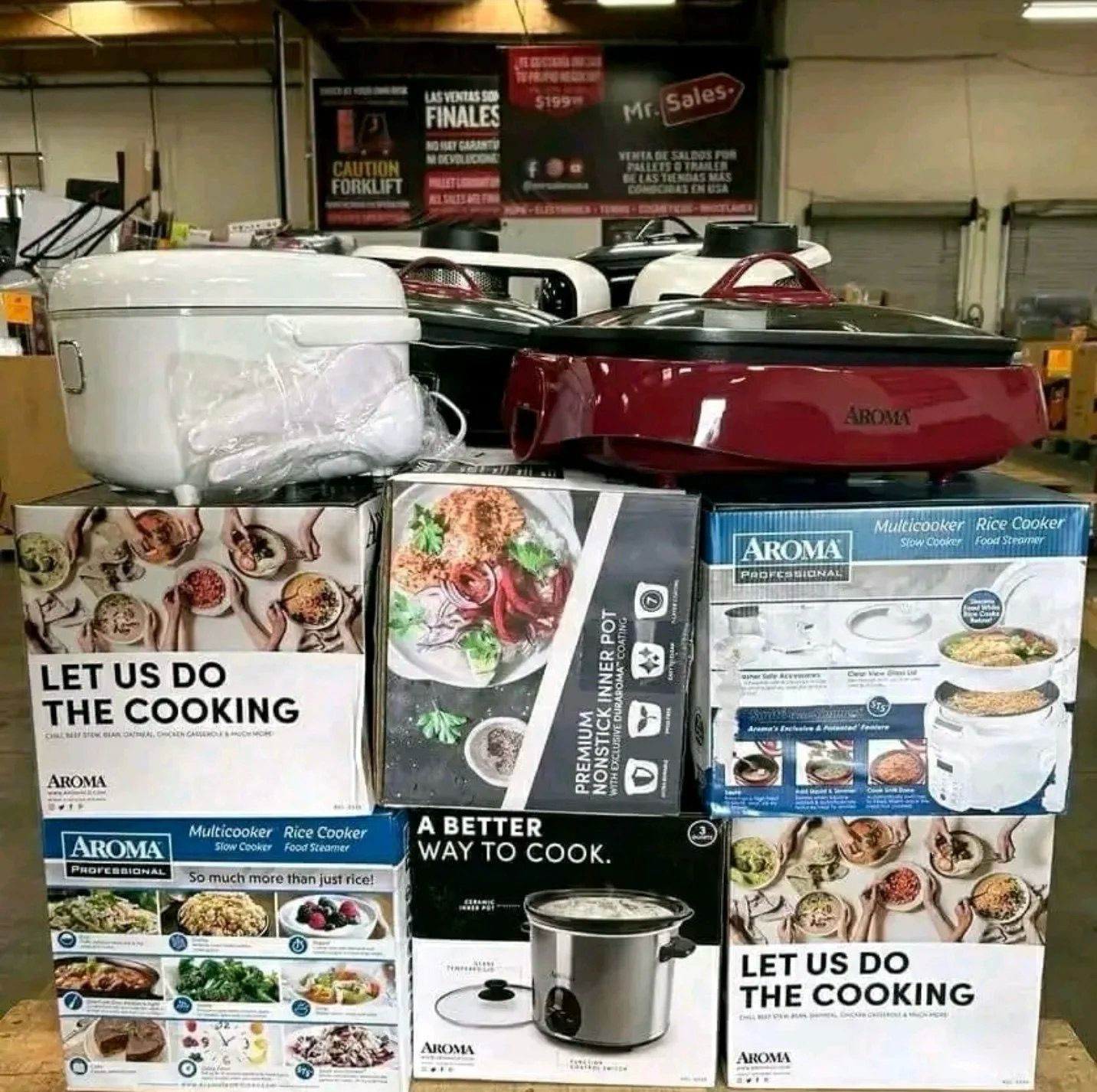 Amazon Cookware Pallets