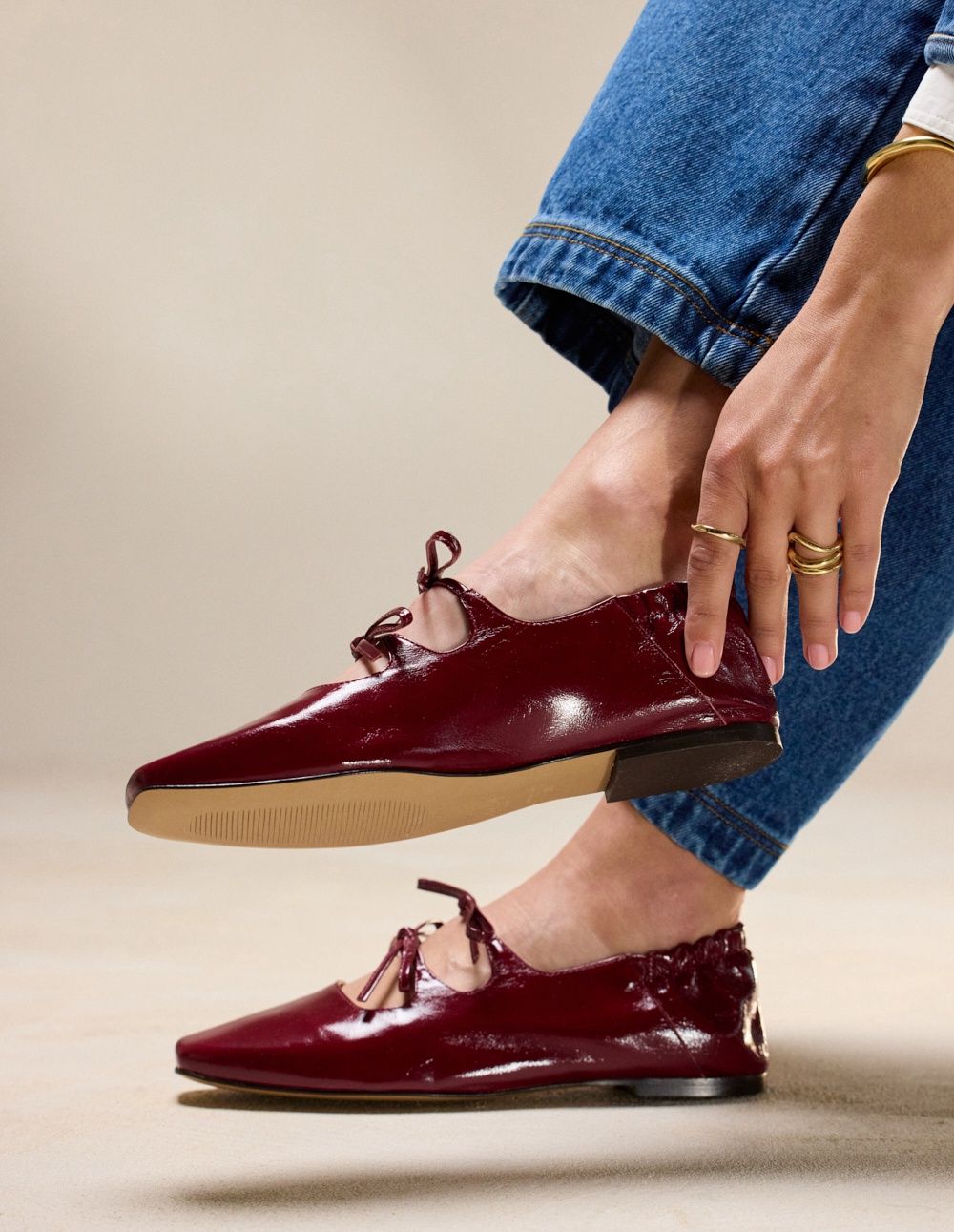 Tula bordeaux shoes
