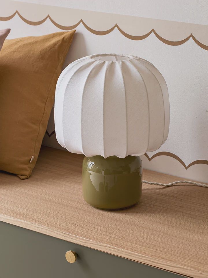 Loulou, olive table lamp