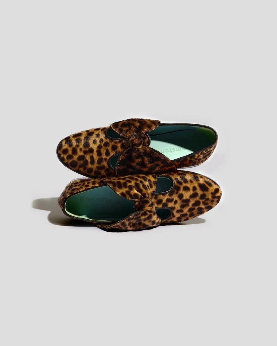 BB ballerina shoes leopard