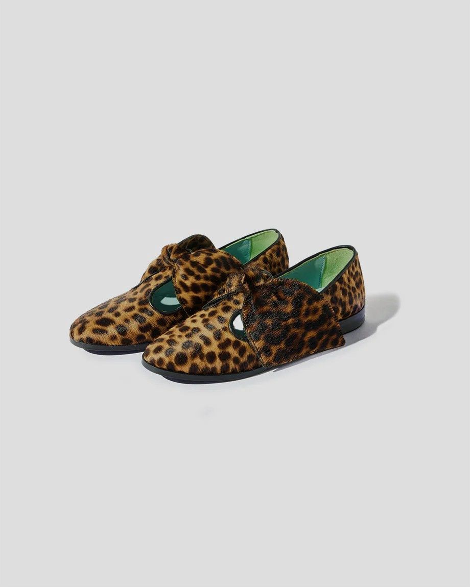 BB ballerina shoes leopard