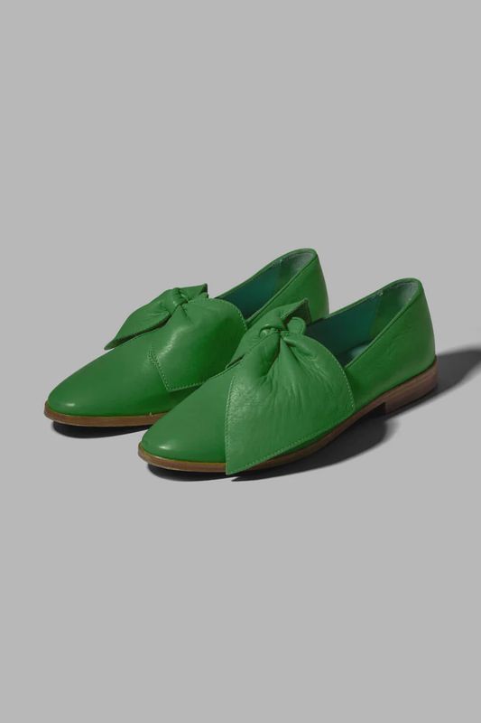 BB Ballerina shoes green