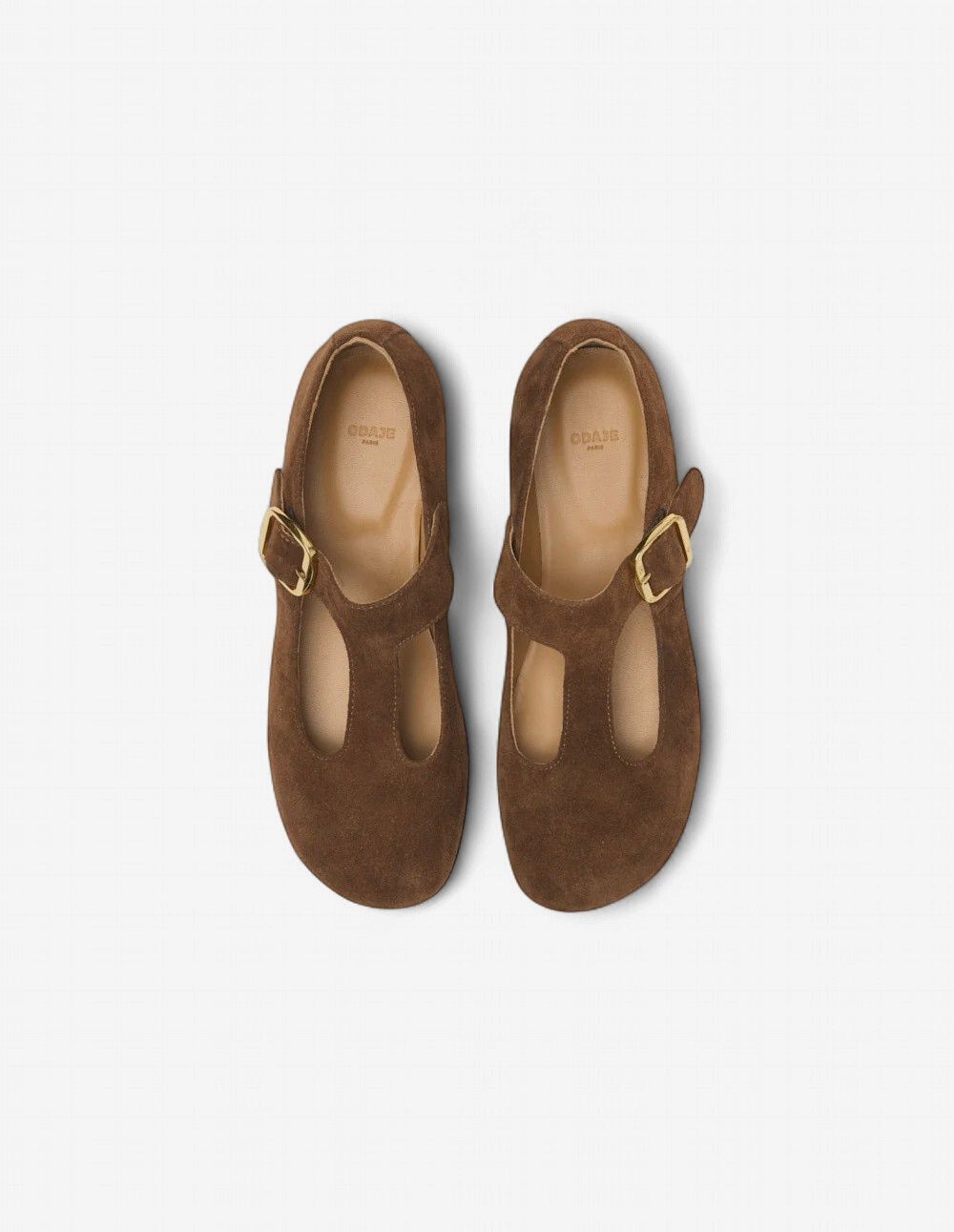 Opal suede shoes marron