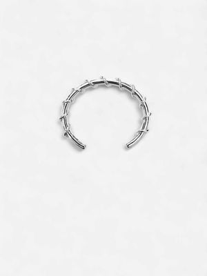 Octobre, small, silver brass