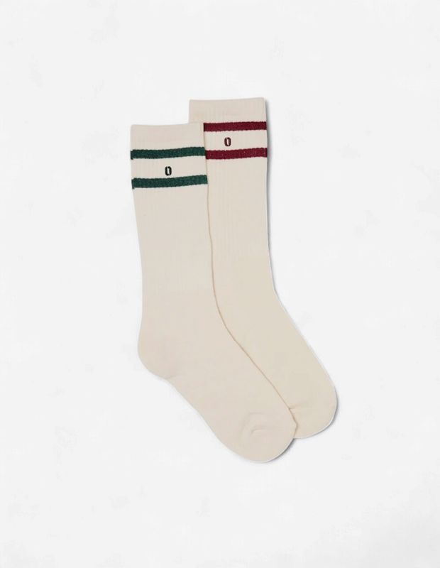 2 pair socks pack - Bordeaux and Pine Sport