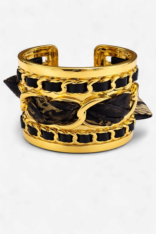 Décembre cuff, large, black