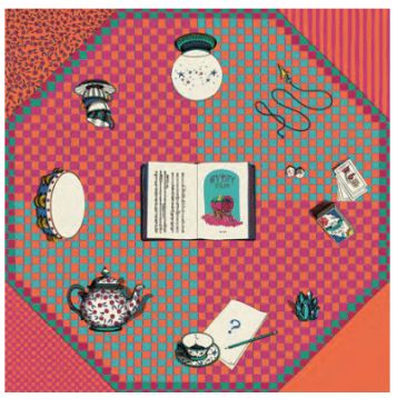 Gypsy Tales 90cm Silk carré, pop