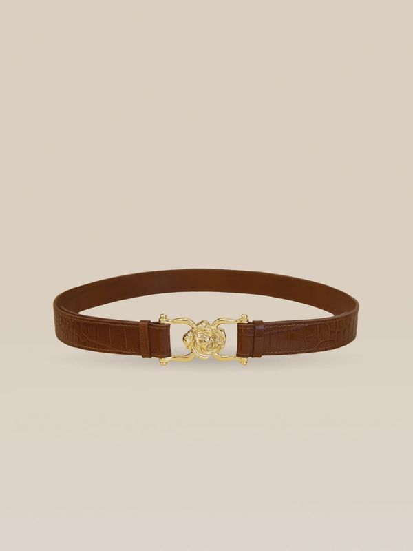 Rosie belt chocolat croco