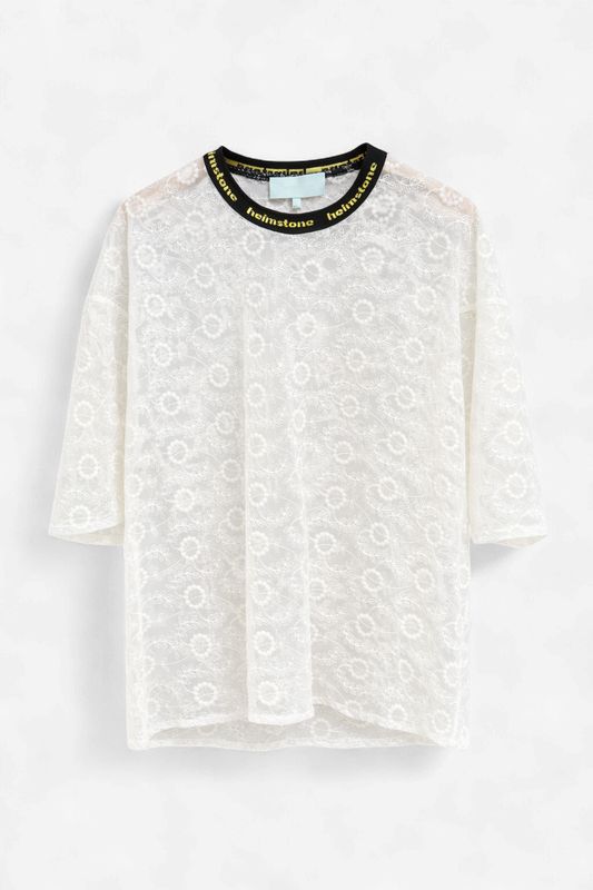 Basket t-shirt ecume lace