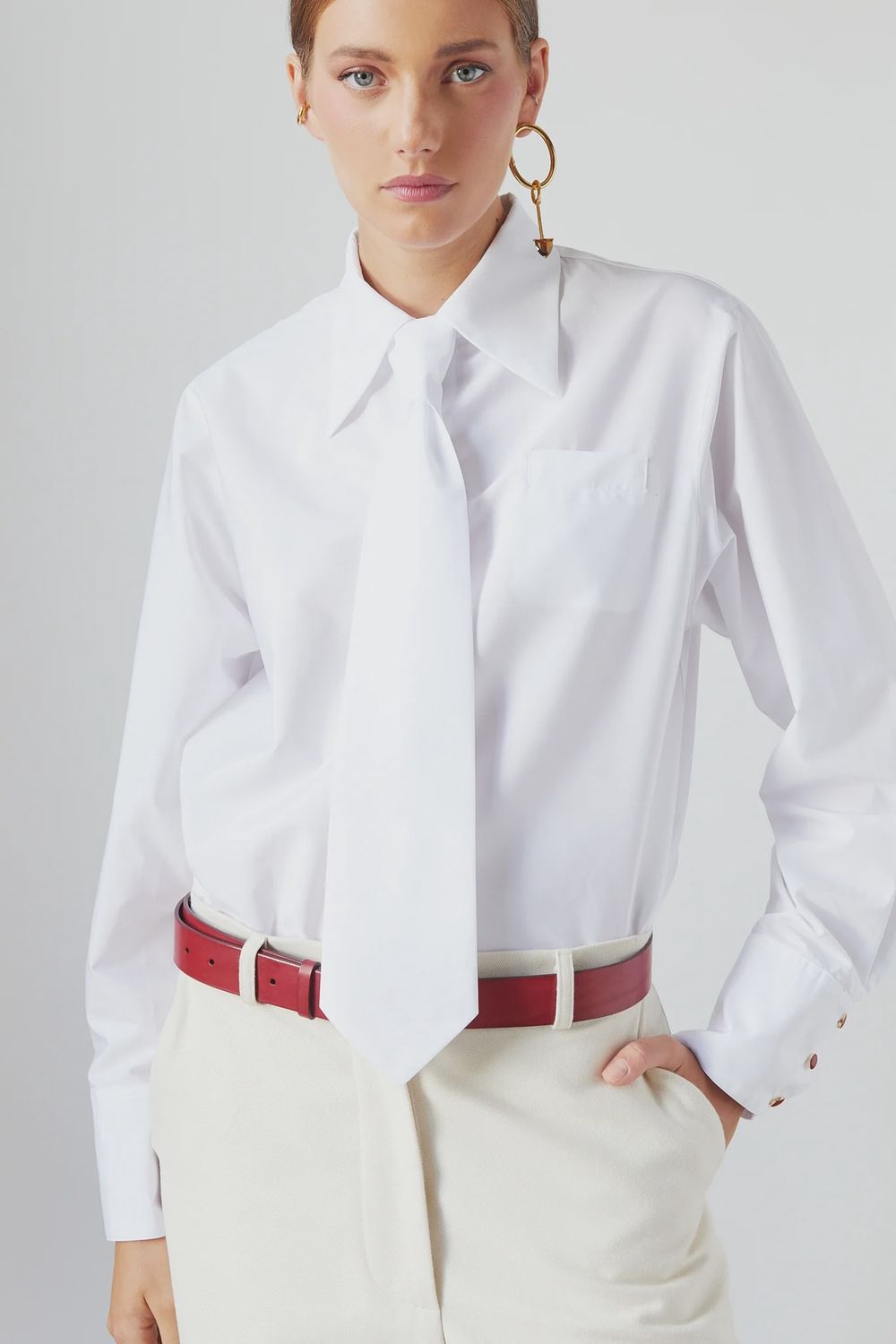 Éloïse shirt off-white, Size: s