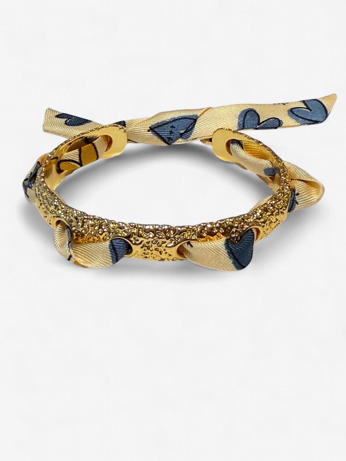 Queen, small, gold brass