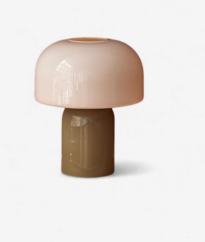 Georgia,  table lamp (olive +  pink)