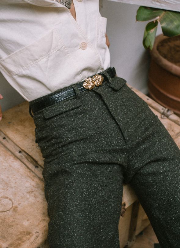 Adèle belt croco black