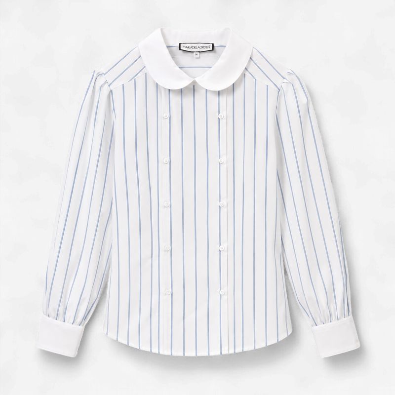 Belen shrit, sky blue stripes
