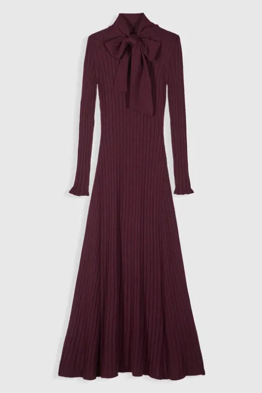 Madeleine, dress, plum