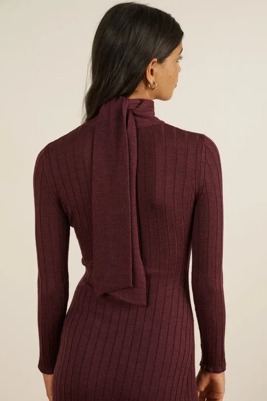 Madeleine, dress, plum