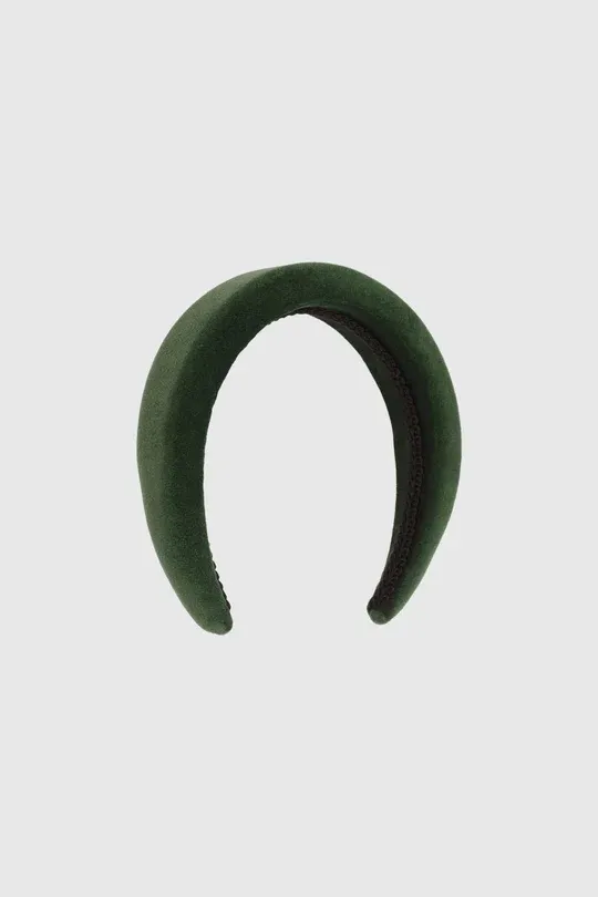 Holly, headband, velvet green