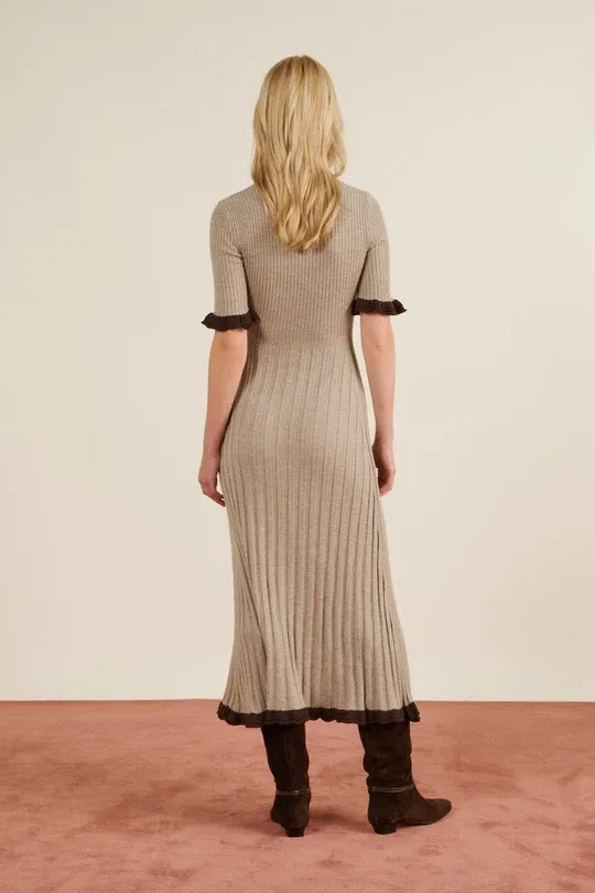Magda, dress, beige