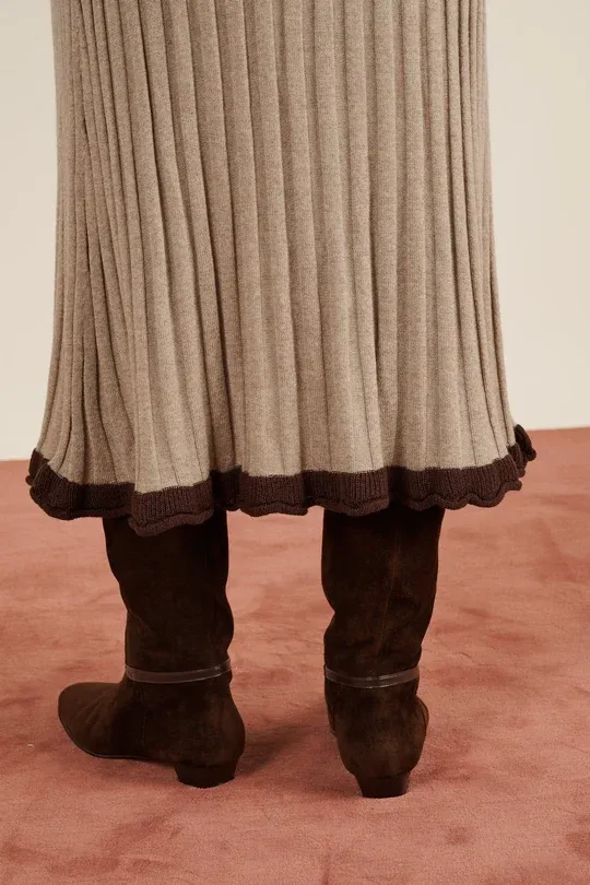 Magda, dress, beige