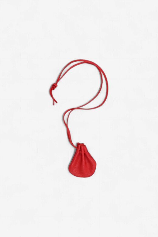 Bourse, purse, red