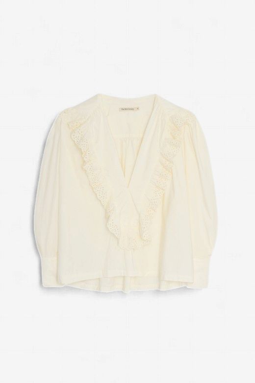 Vega, blouse, whisper white