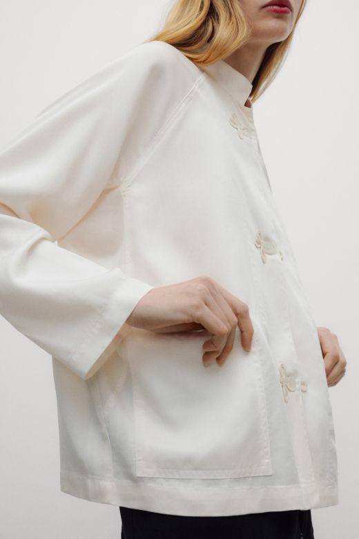 River shirt, whisper white